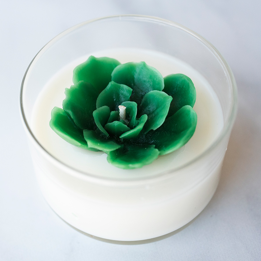 How to make succulent candles.