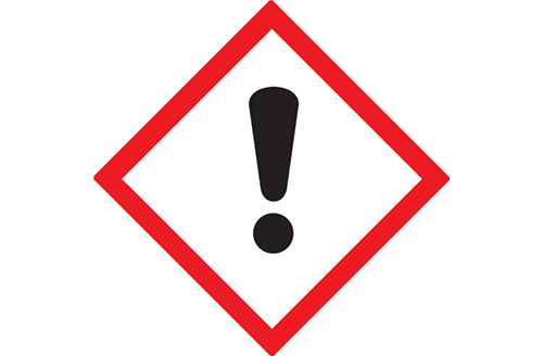 Hazard safety warning icon.